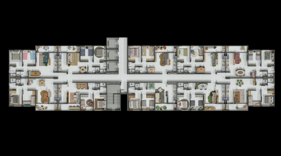 Plantas dos Apartamentos